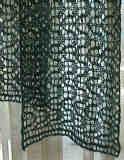 Lacy Serpentine Scarf stitch pattern detail