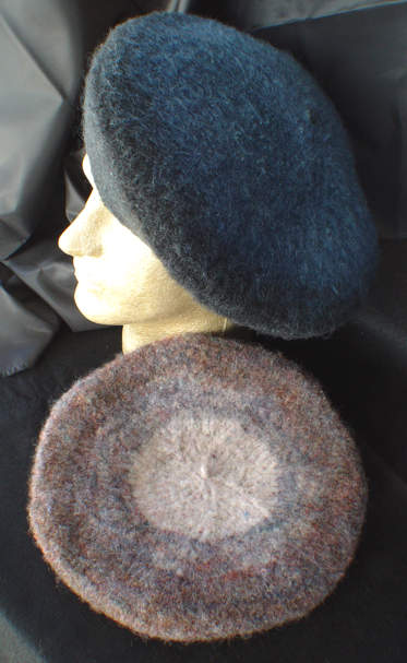 Felted Beret :: Pattern for knitting and felting berets