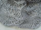 Wisps of Smoke Ring in Tilli Tomas 100% silk - detail of stitch pattern