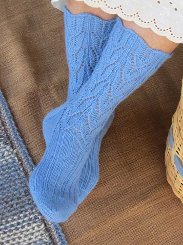 Country Girl Socks in Tilli Tomas Artisan Sock yarn