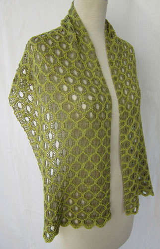 Honeycomb Shadow Lace Stole