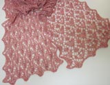 Fairies and Flowers Scarf Lace Cables