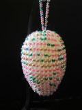 Fab Bead Egg Faberge-inspired beaded knit egg