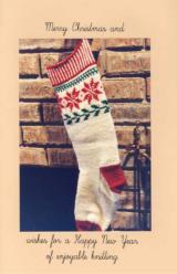 Sample cover page of Norwegian Christmas Stocking knitting pattern