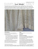 Sample cover page of HeartStrings Lacie Blankie pattern