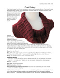 Sample cover page of HeartStrings Cowl Dickey pattern