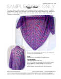 Sample cover page of HeartStrings Peggy's Shawl pattern
