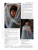 Sample cover page of HeartStrings Half-note Symphony Shawl pattern