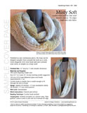 Sample cover page of HeartStrings Misty Soft Infinity Tube Scarf or Cowl pattern