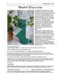 Sample cover page of HeartStrings Beaded Shamrocks Socks pattern