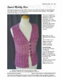 Sample cover page of HeartStrings Sweet Melody Vest pattern