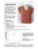 Sample cover page of HeartStrings Twist and Slant Sweater pattern