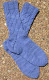 Everybody Wants Sox in Lorna's Laces Shepherd Sport color China Blue